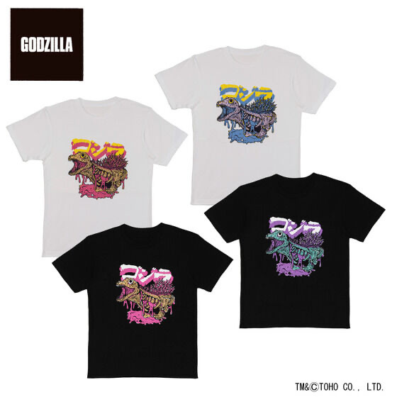 Pbandai 預訂2024/6月 ゴジラ Tシャツ feat.STUDIO696 ゴジラ第2形態（シン・ゴジラ）柄