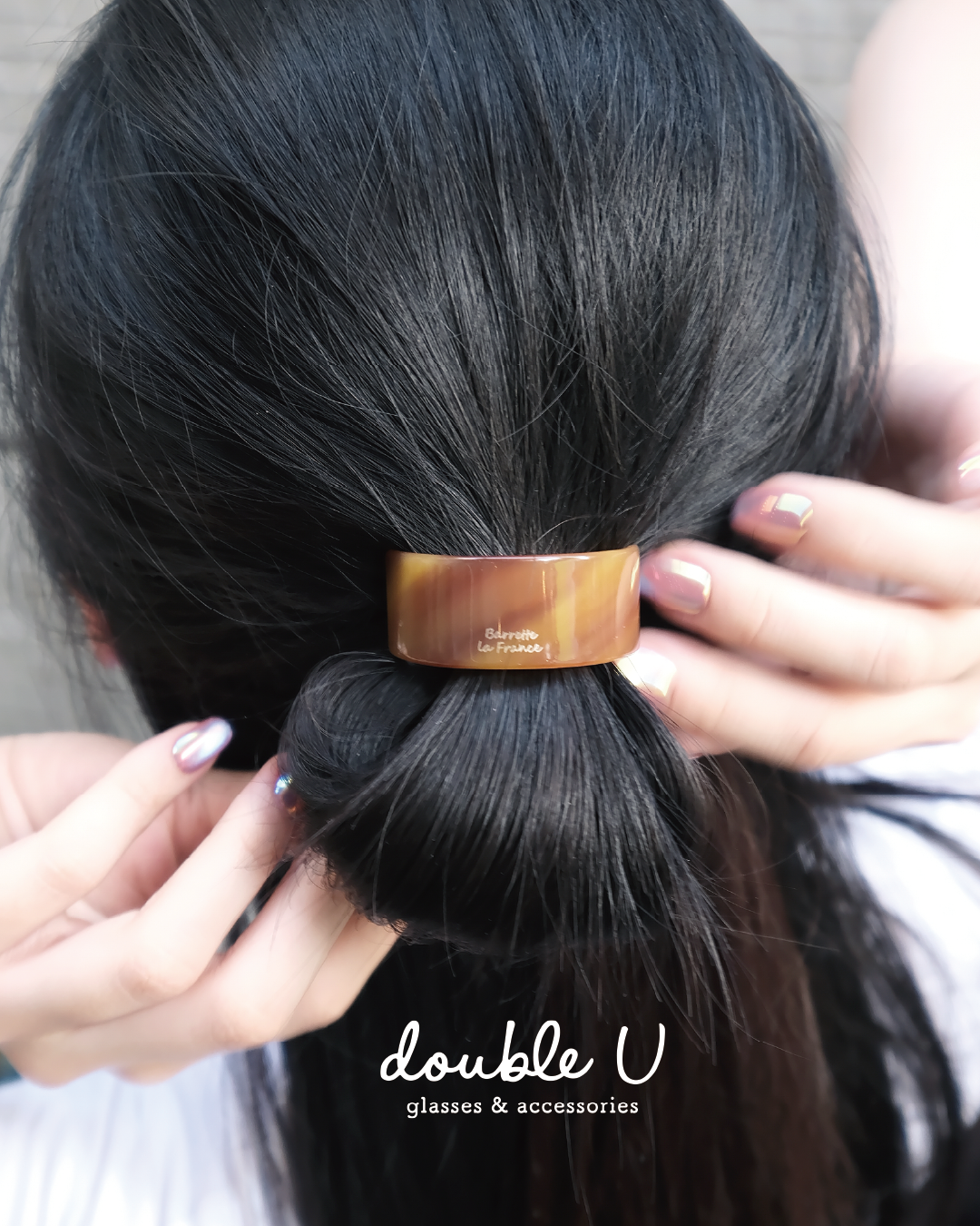 復古微透暈染髮圈・Hair Tie (DOP10019)