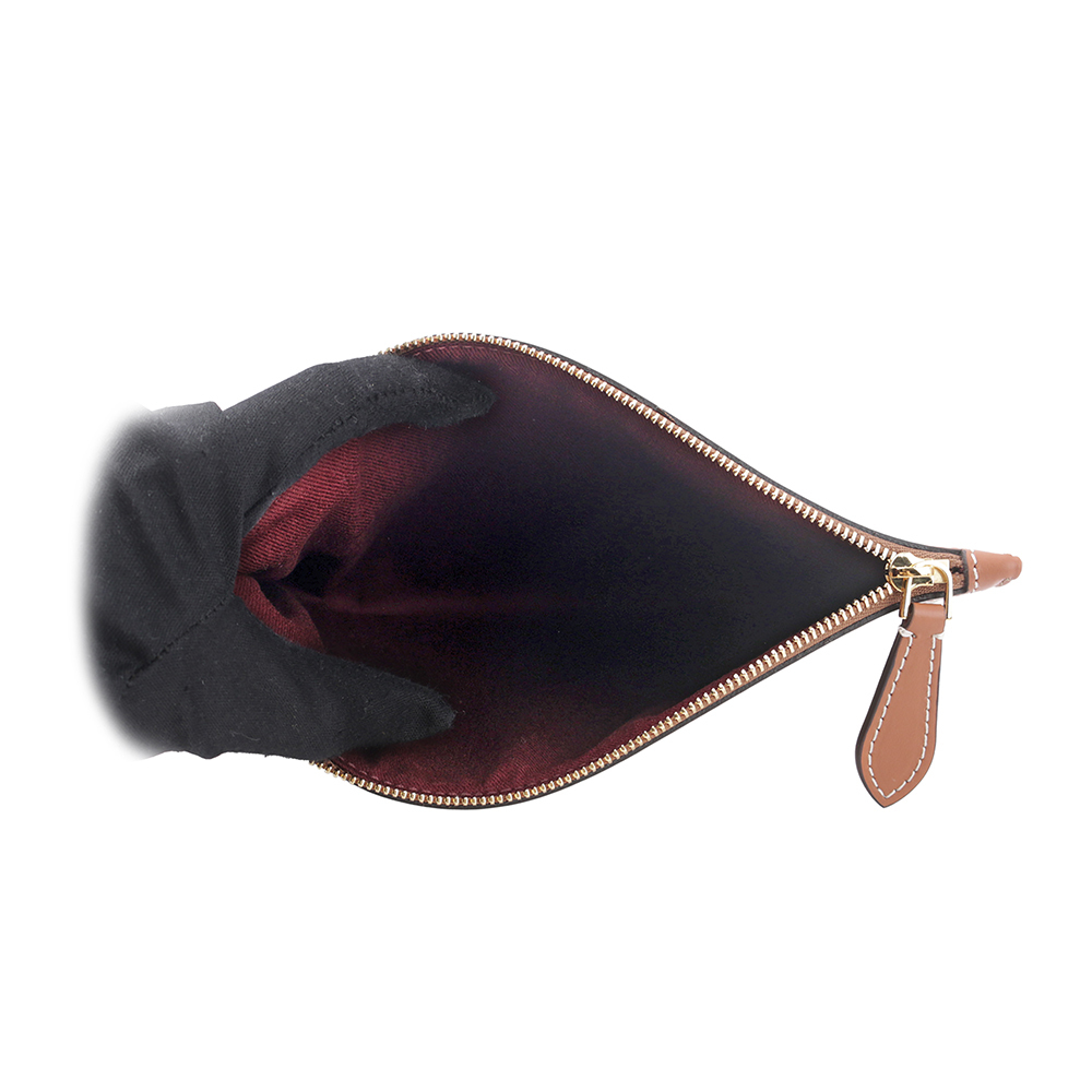 【BURBERRY】London 經典格紋棉質帆布小型托特包(石楠木棕/黑色) 8066163 A9534