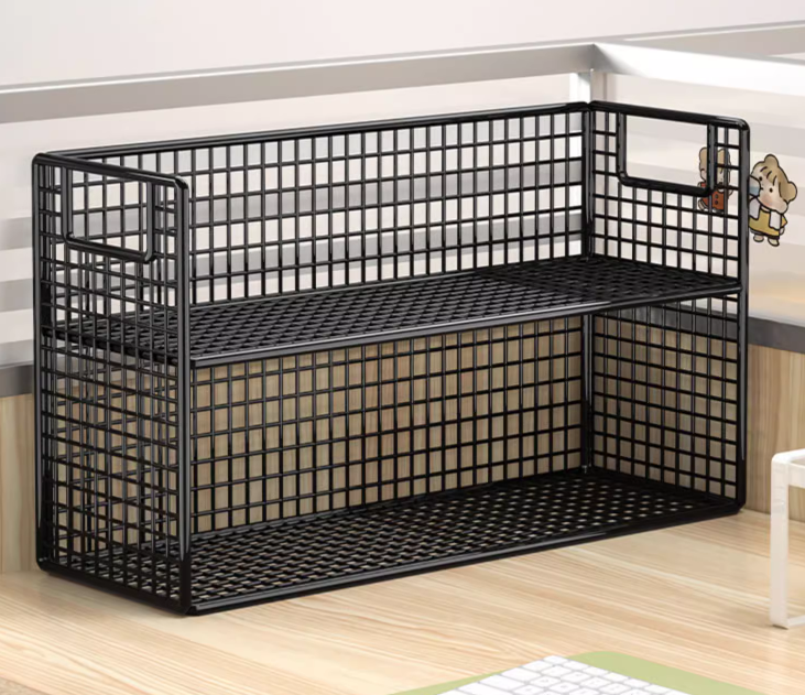 柳點生活 桌面化妝品置物架(網格款, 2kg)