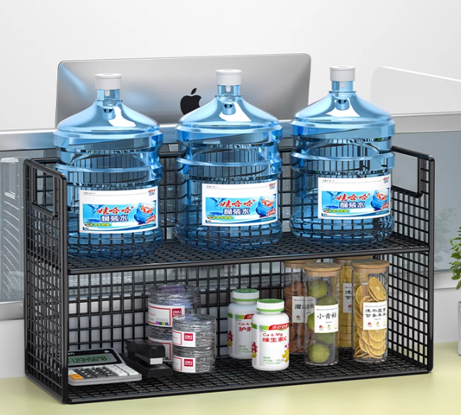 柳點生活 桌面化妝品置物架(網格款, 2kg)