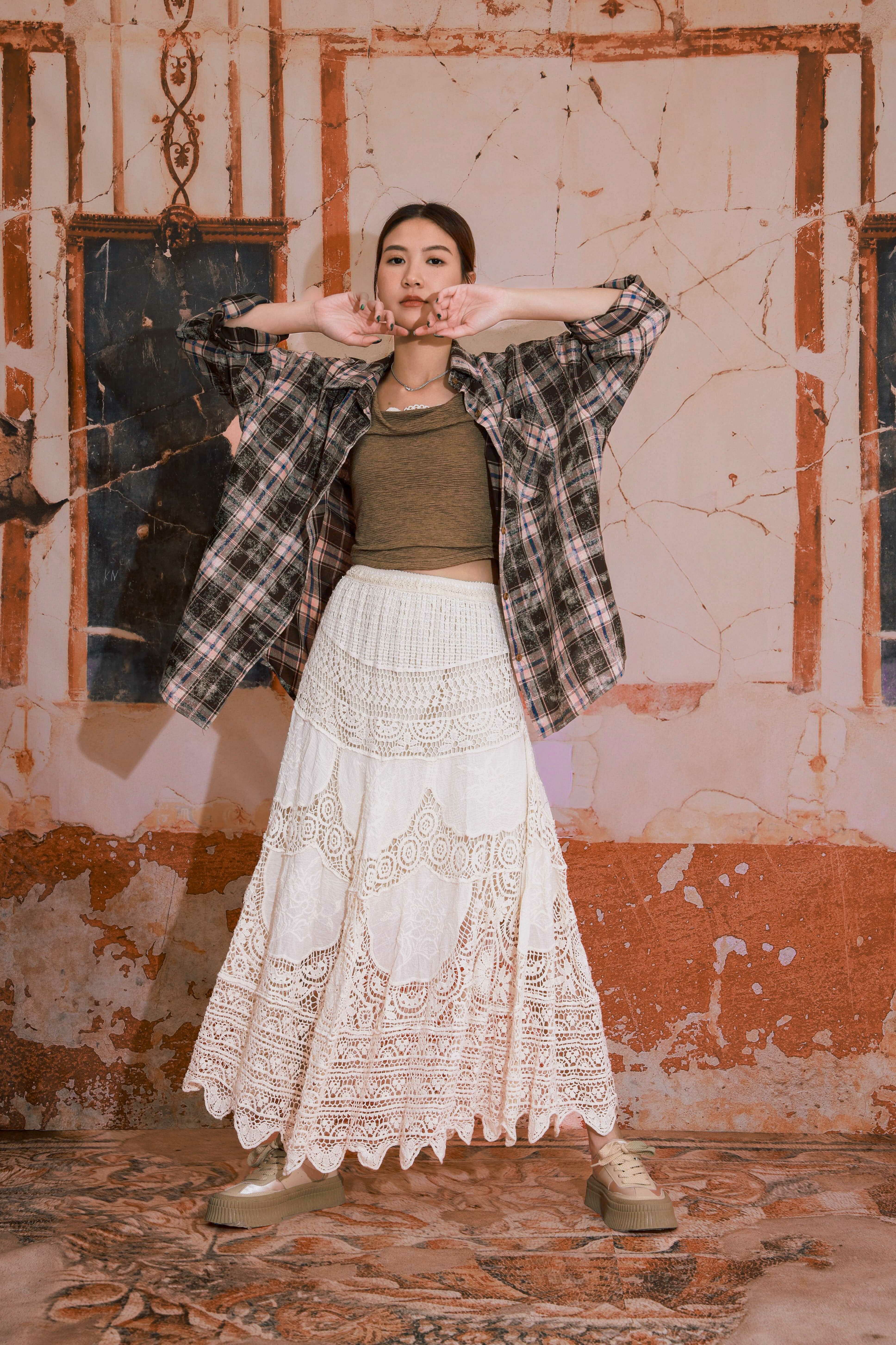 造型 844（恤衫＋上衣＋半截裙）