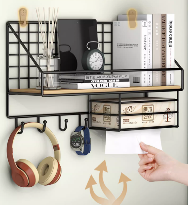 索白 壁掛紙巾置物架 (1.5kg)