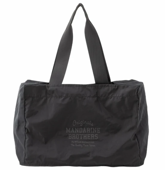 日本Mandarine Brothers 寵物通風手提網袋 - 黑色 M