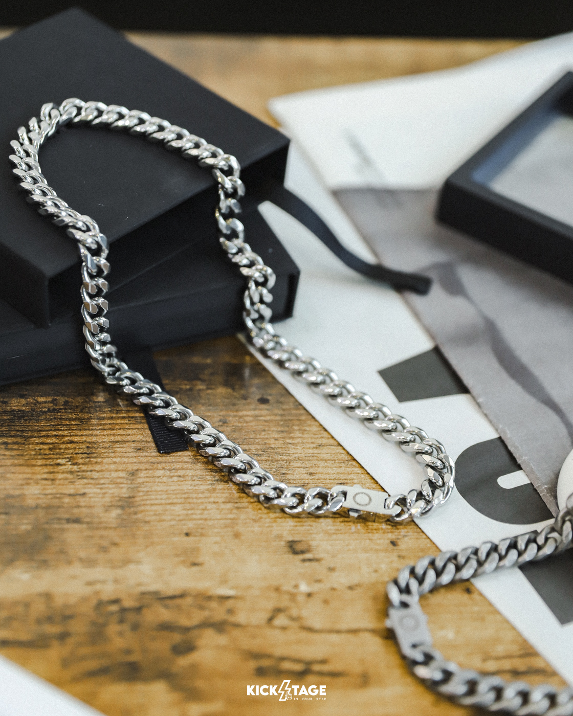 Remesso Design The Cuban Chain Type 1 復古灰 拋光銀 古巴項鍊【N02】