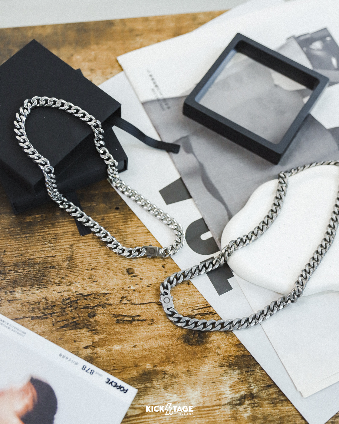 Remesso Design The Cuban Chain Type 1 復古灰 拋光銀 古巴項鍊【N02】