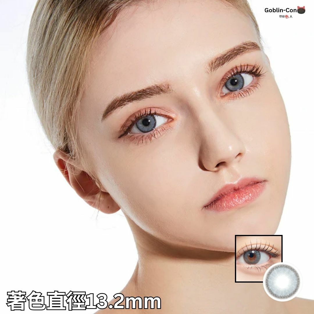 [預訂月拋] Hapa Kristin 1 Month Peaceful Kristin Blue 藍色 每月拋棄彩妝隱形眼鏡｜每盒2片