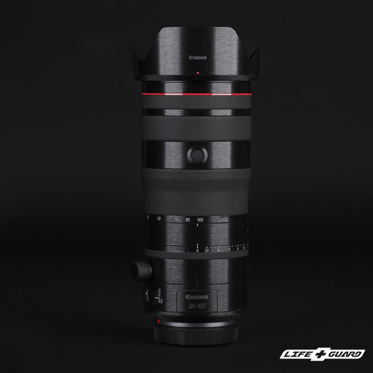 髮絲黑貼膜質感特寫，LIFE+GUARD 設計風格