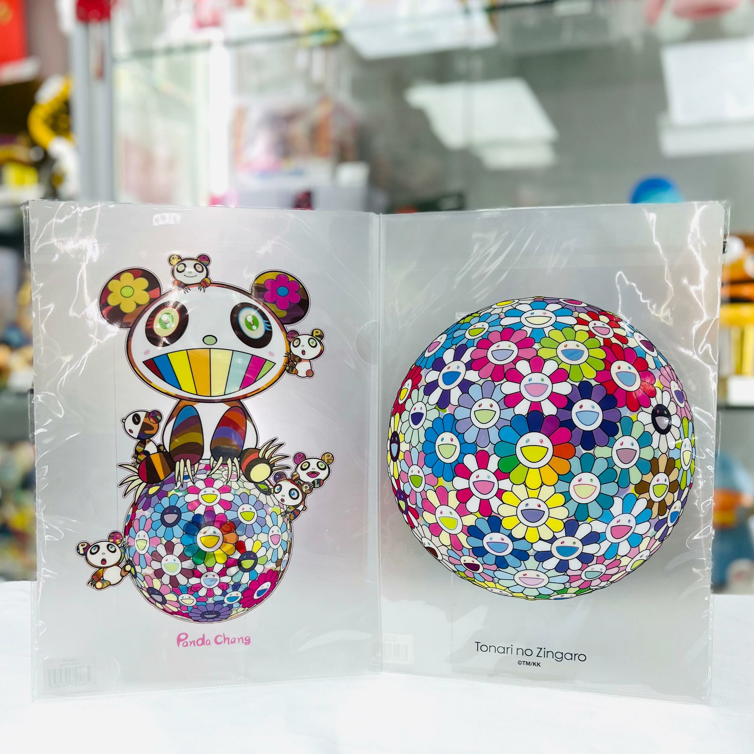 A4 Folder (Panda with Ball / Flower Ball)