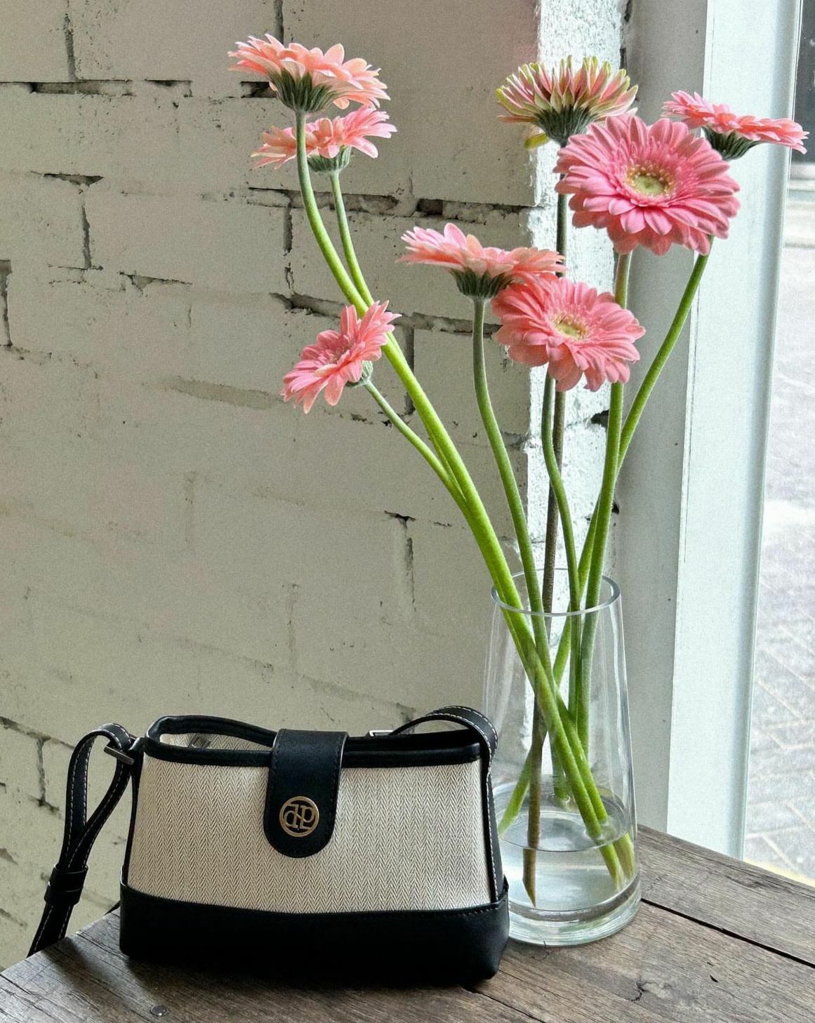 ショルダーバッグ・ポシェット depound Town bag mini cross herringbone ivory DP2400BG047DIV Depound Town Bag (Mini-Cross) [Herringbone Ivory] – Lumière