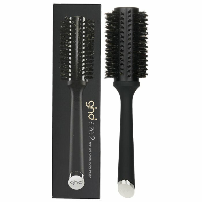 GHD - ghd 天然鬃毛髮梳 NATURAL BRISTLE RADIAL BRUSH SIZE 2 (35MM BARREL)