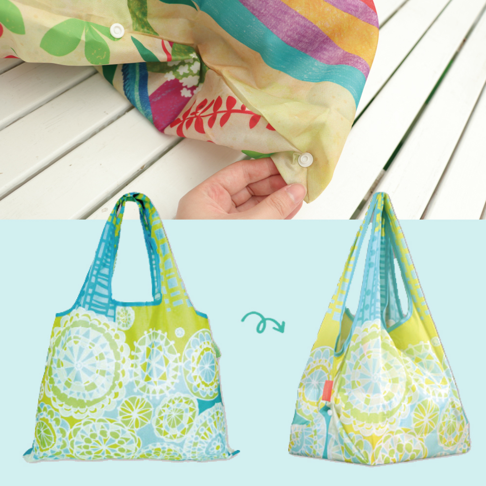 日本 Prairie Dog 設計包 - 白文幸福花