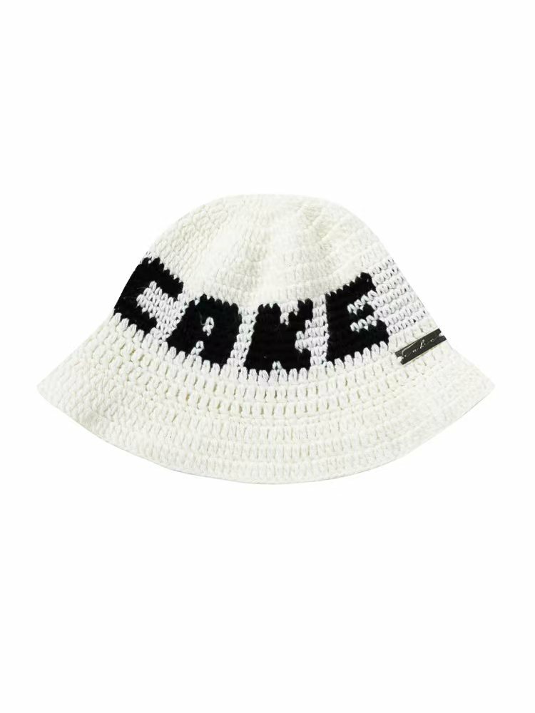 CAKE / "CAKE ASIA" x "Y.A.R.N." Handmade Knit hat - White
