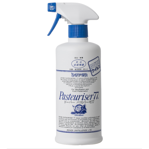 日本 Dover Pasteuriser 77 食品級酒精消毒除菌噴霧 1L