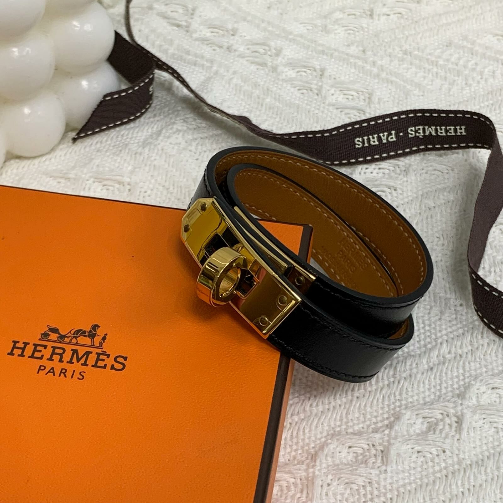 Hermes Kelly double tour bracelet