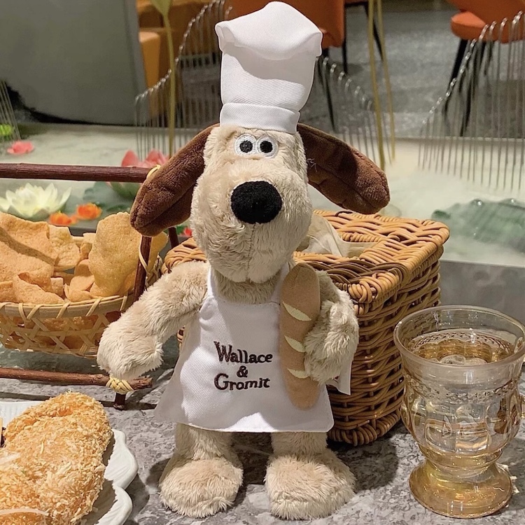 《41888》阿高掌門狗(廚師)23cm