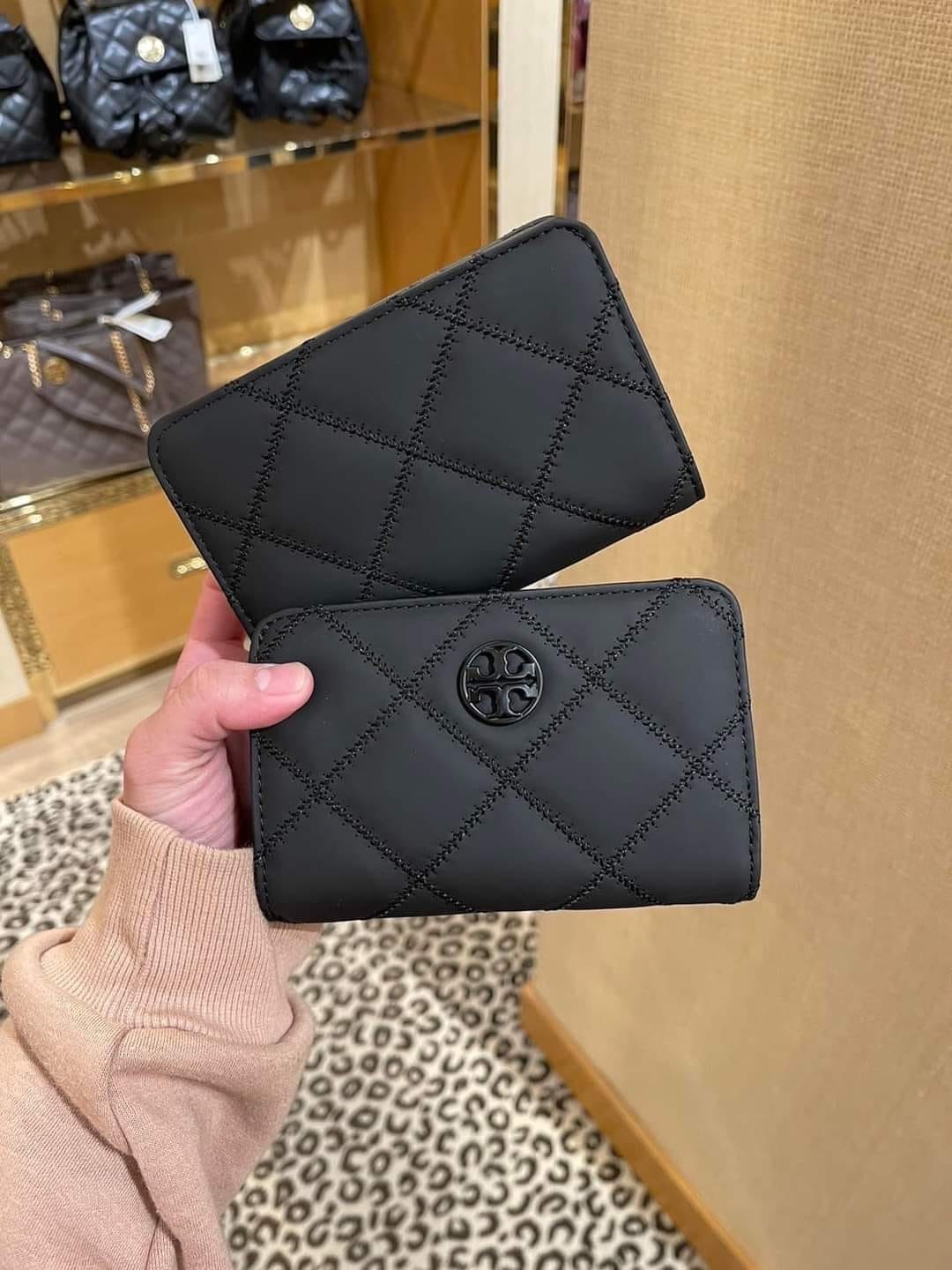 Tory Burch磨砂皮Willa Medium Wallet