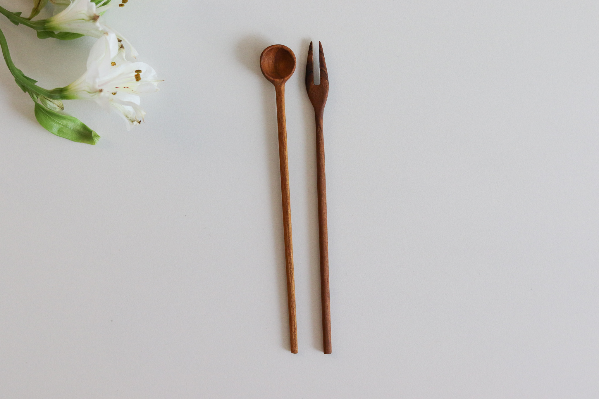 Co-Labo 柚木 14.5cm 攪拌叉匙