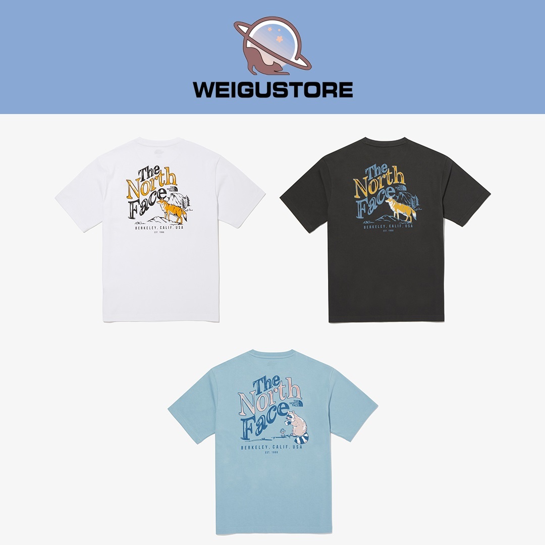 The North Face One Earth Tee 動物短T 白色標籤 NT7UQ15