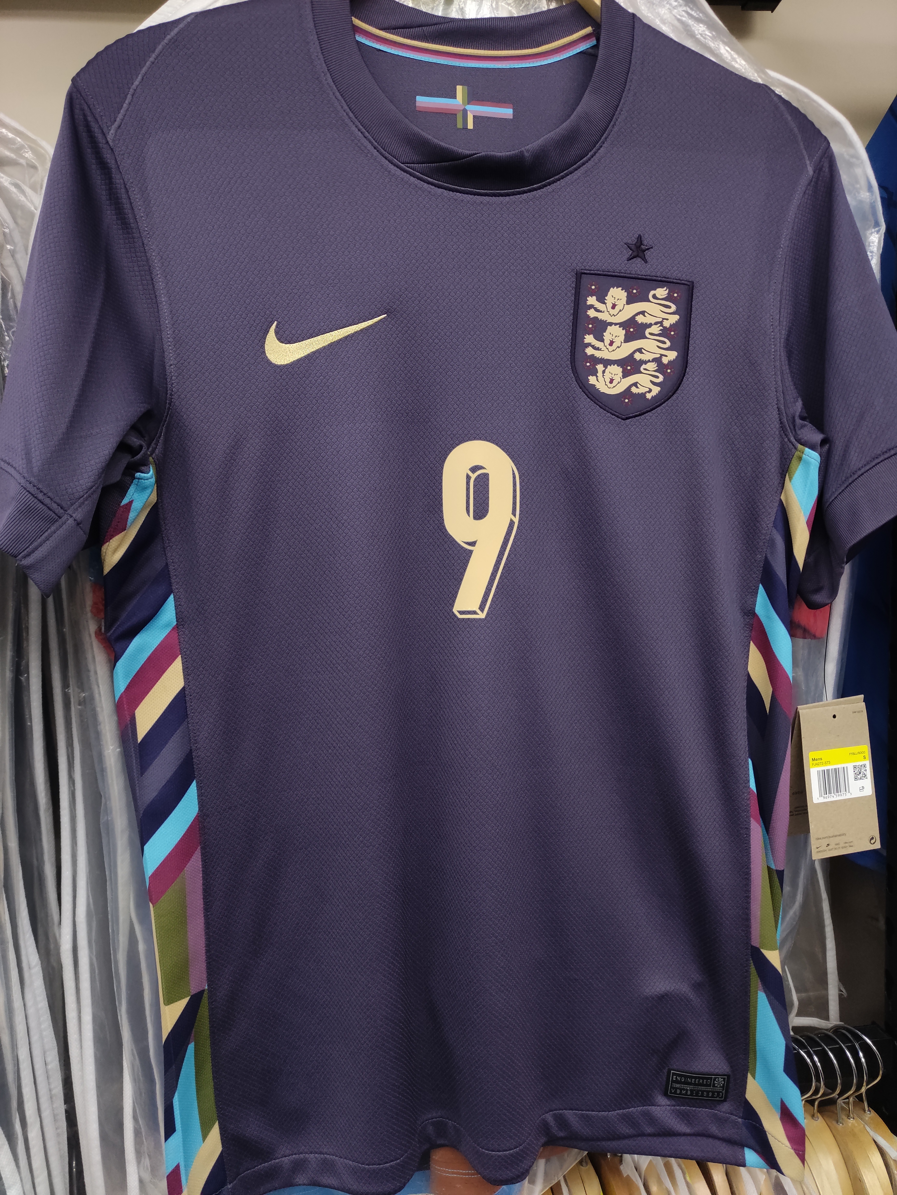 2024英格蘭國家隊作客球迷版球衣