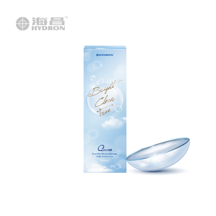 海昌Hydron 純粹氧水潤高透氧矽水膠日拋30片裝