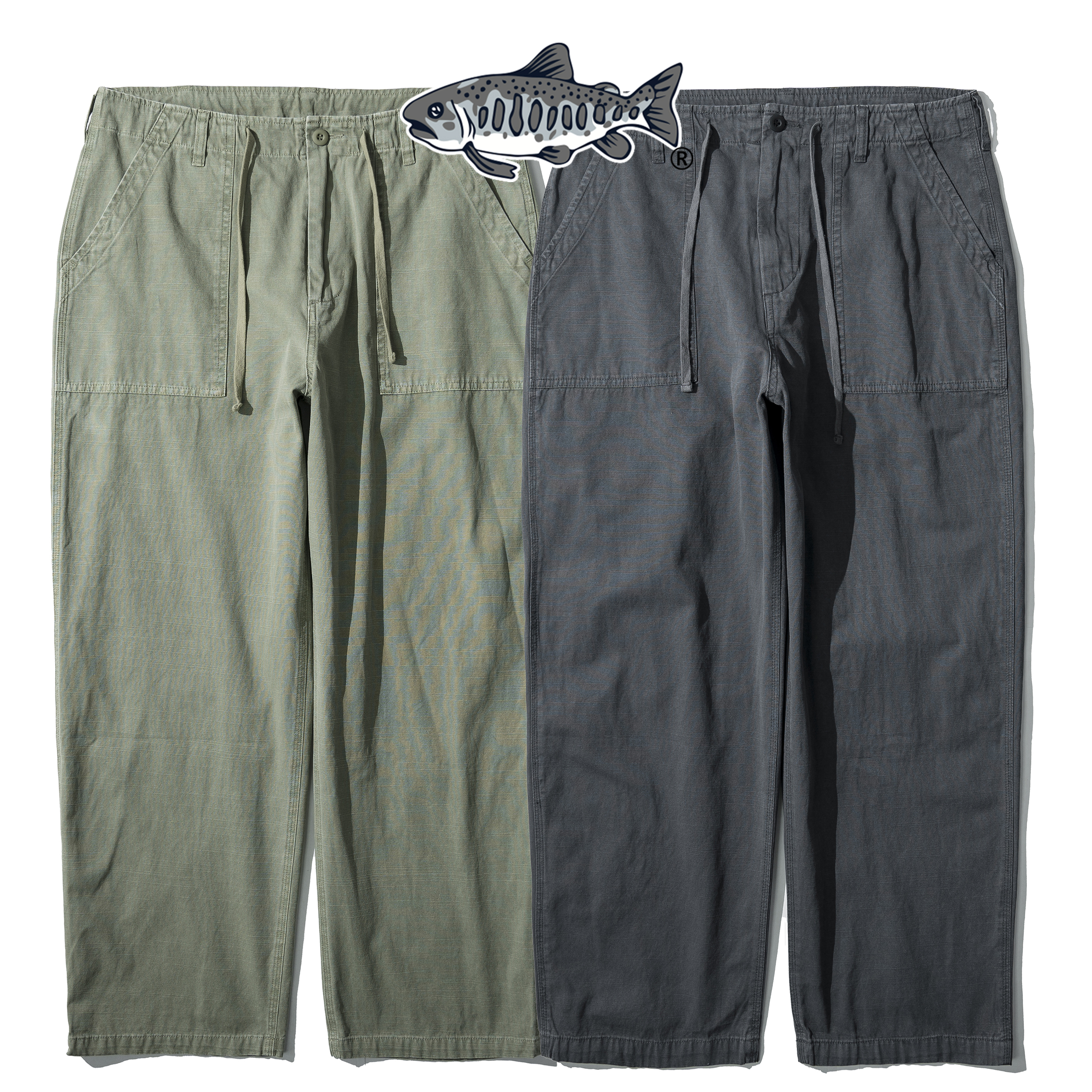 AGILITY Washed OG107 Baker Pants 重水洗 甲板長褲 [OG107]