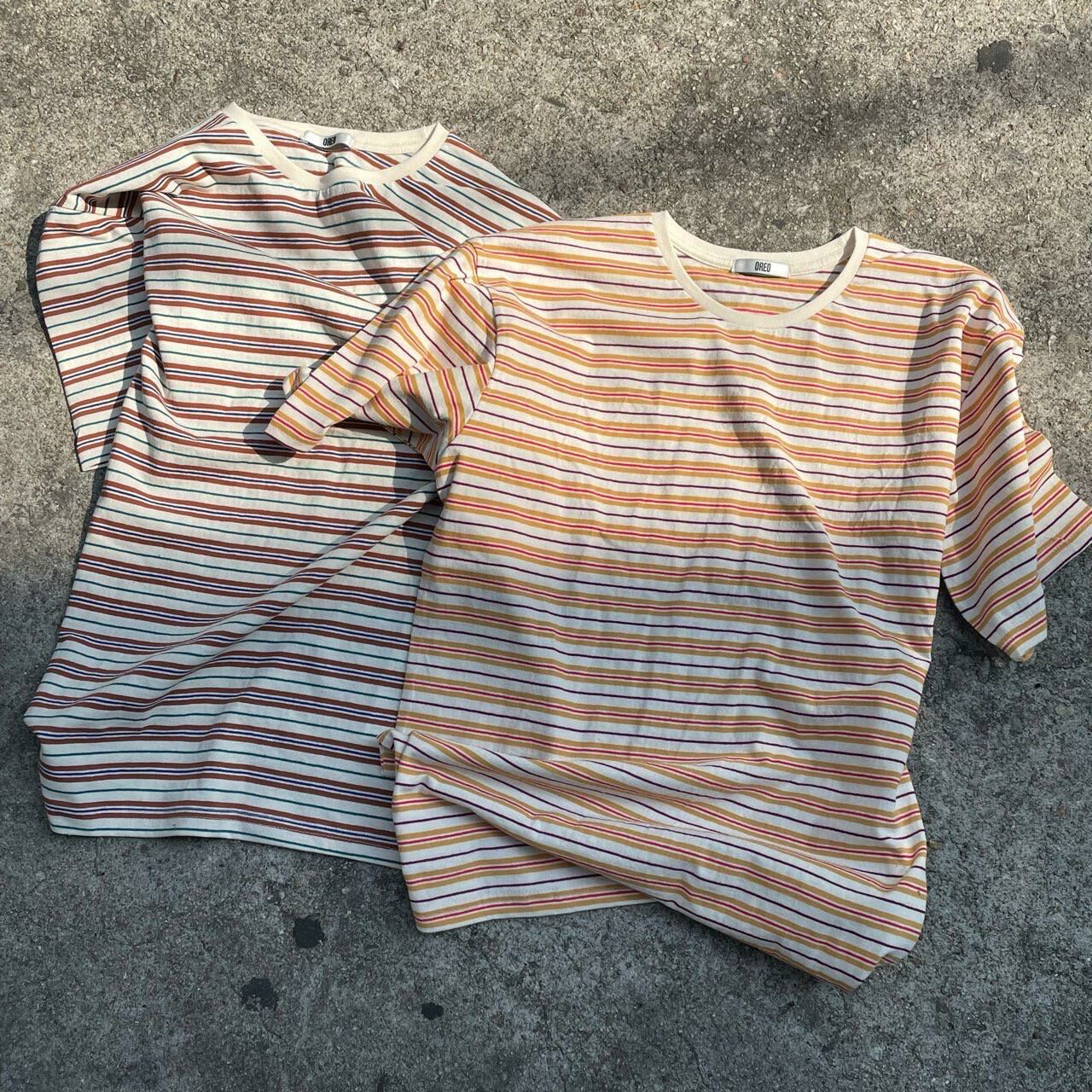 橫間短袖Tee OREO-061T