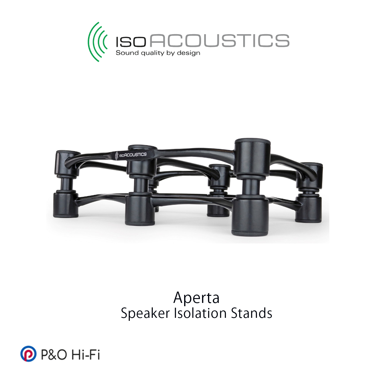 IsoAcoustics Aperta 書架喇叭化震架 (一對/ 兩色）