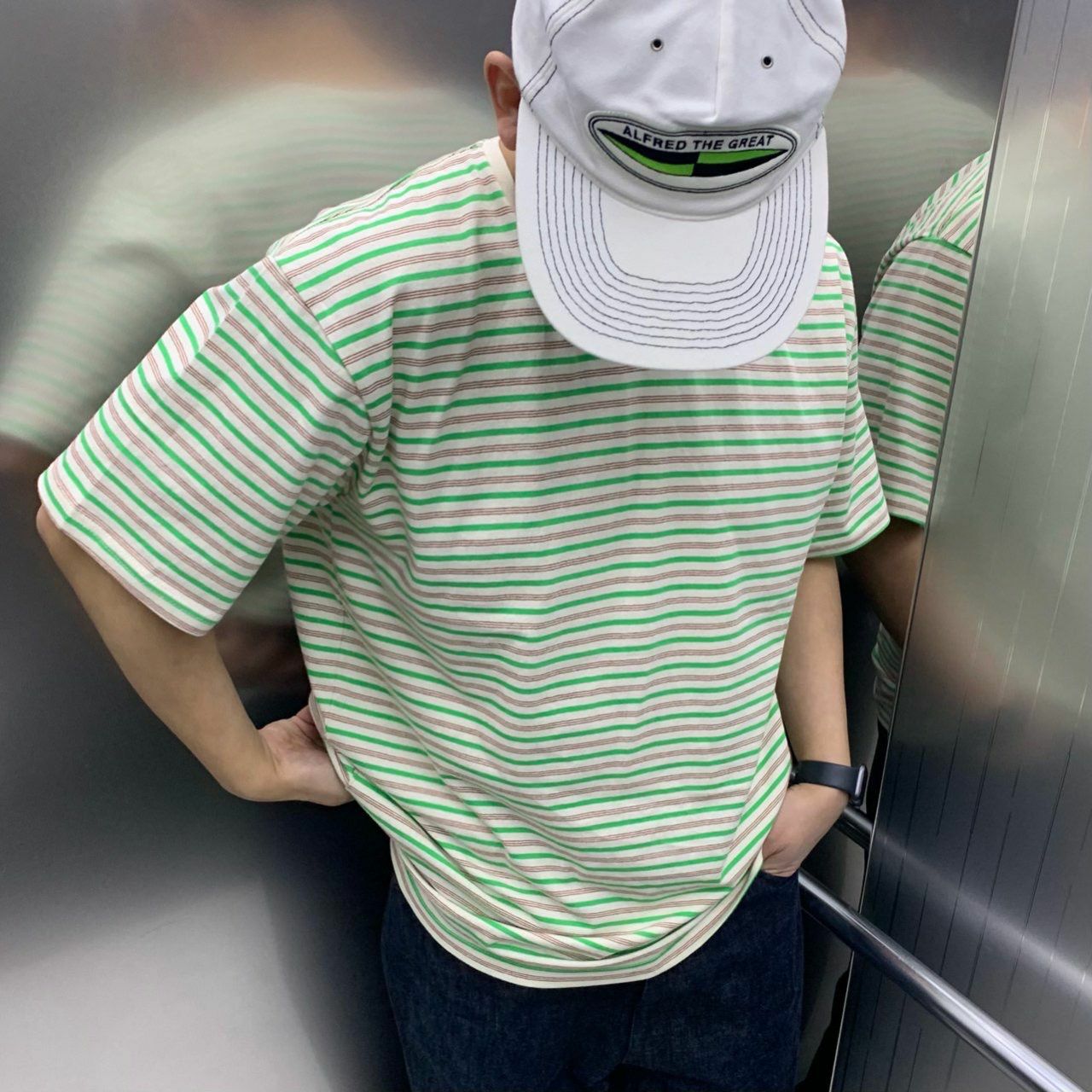 橫間短袖Tee OREO-062T