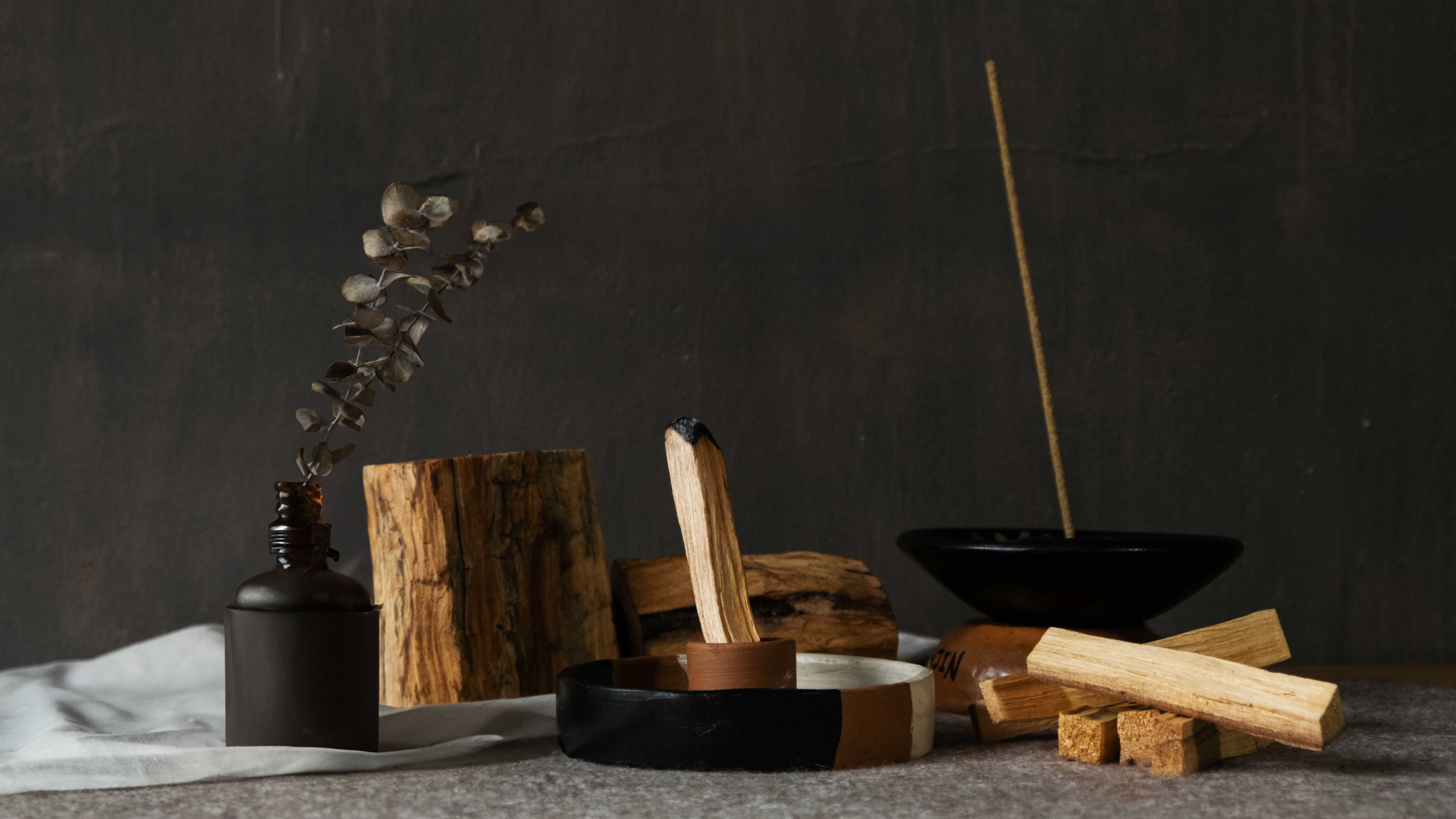 秘魯聖木｜香盤組合（木條/線香/香盤）｜秘魯