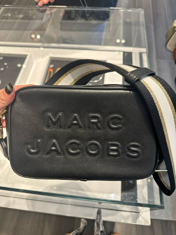 [S] MARC JACOBS M0014465-065 FLASH CROSSBODY,BLACK/GOLD, 191267539058 (SMJ293)