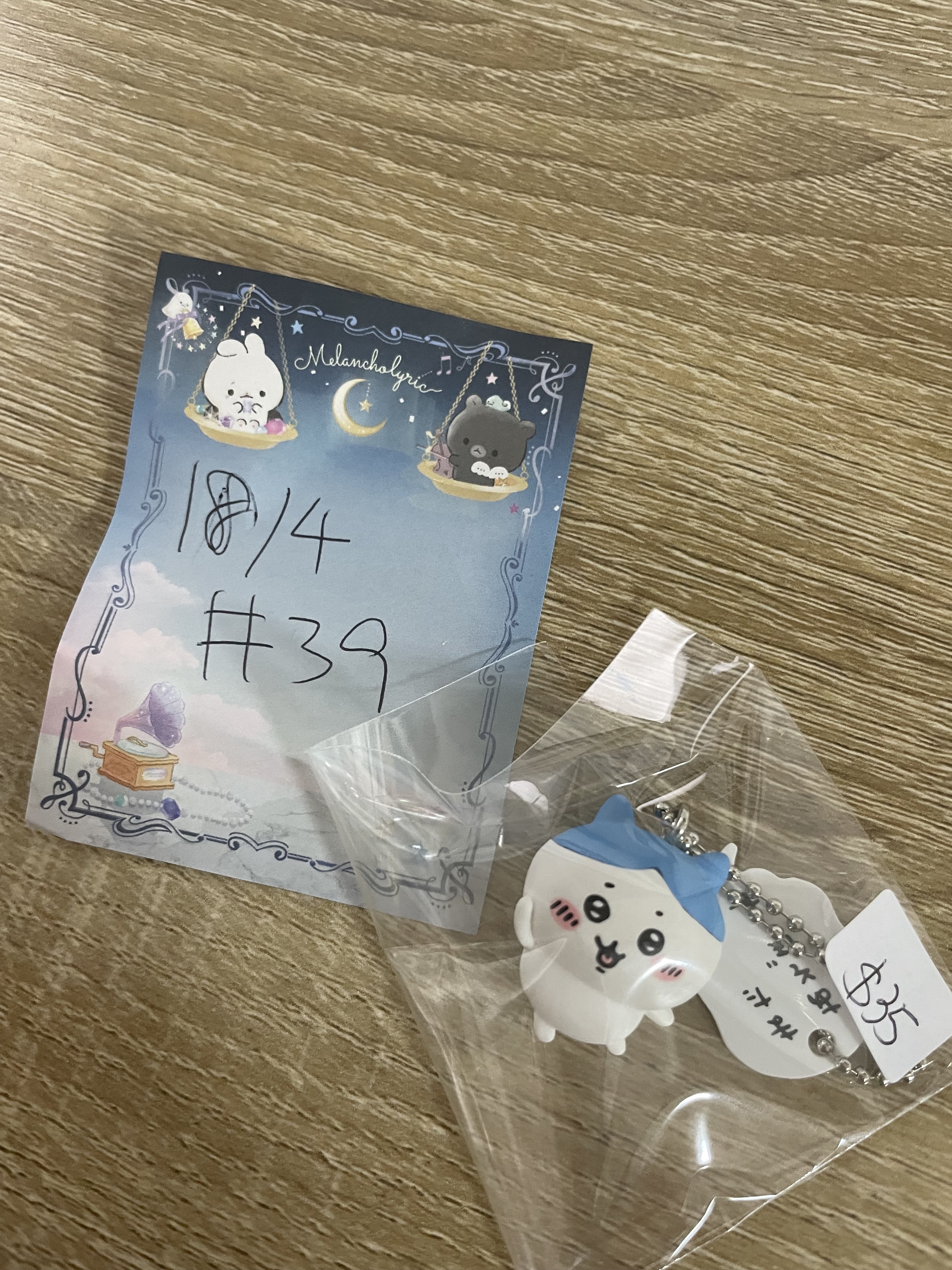 CHIIKAWA 八字貓 掛件#39