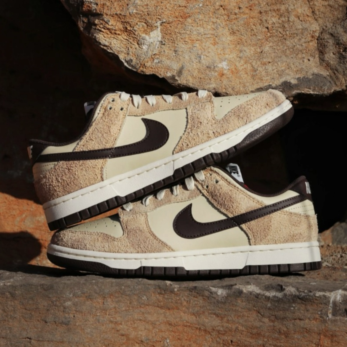 Nike Dunk Low PRM Cheetah 米白棕 豹紋 卡其 獵豹 麂皮 皮革 拼接