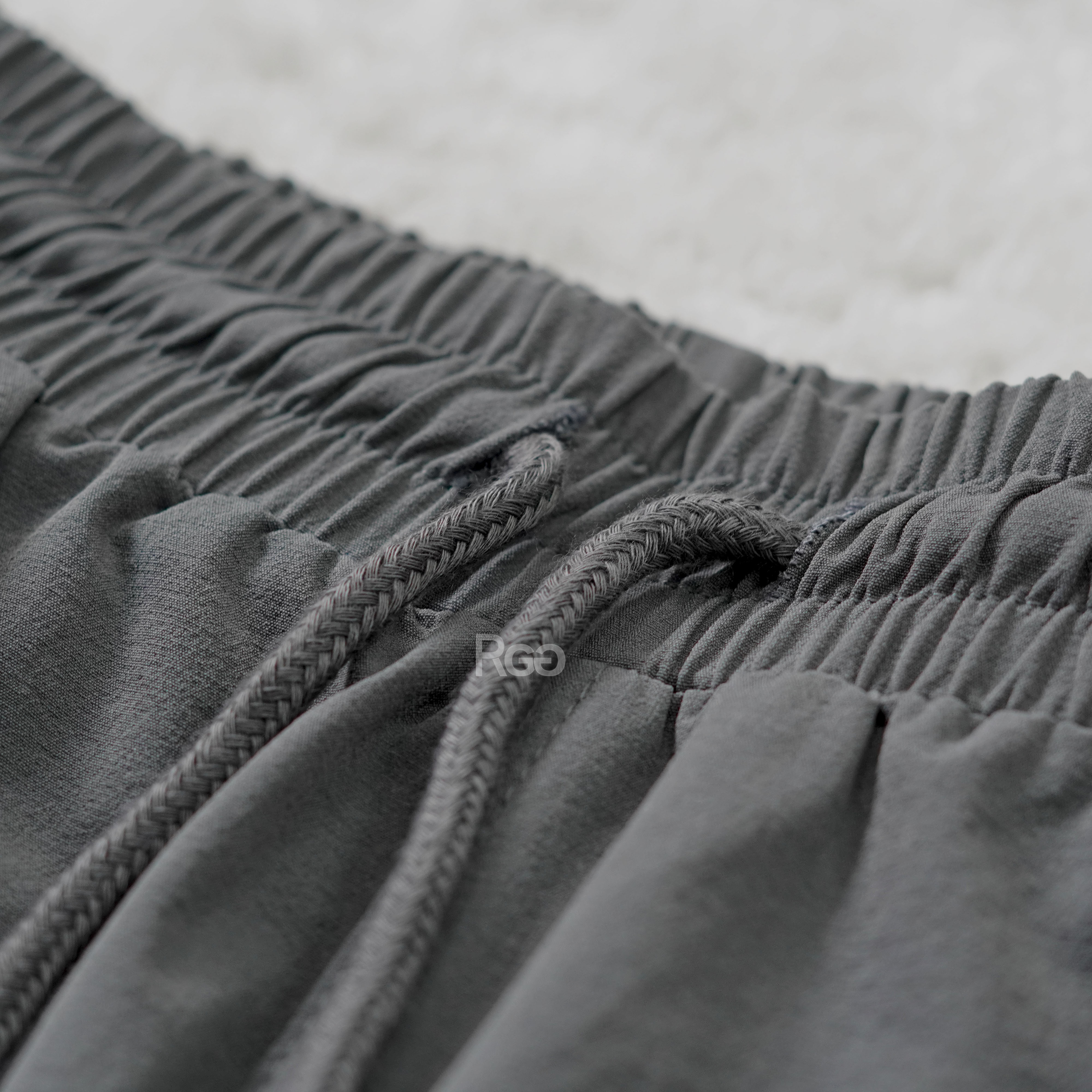 #95833 韓國涼感工裝大口袋短褲褲頭細節照