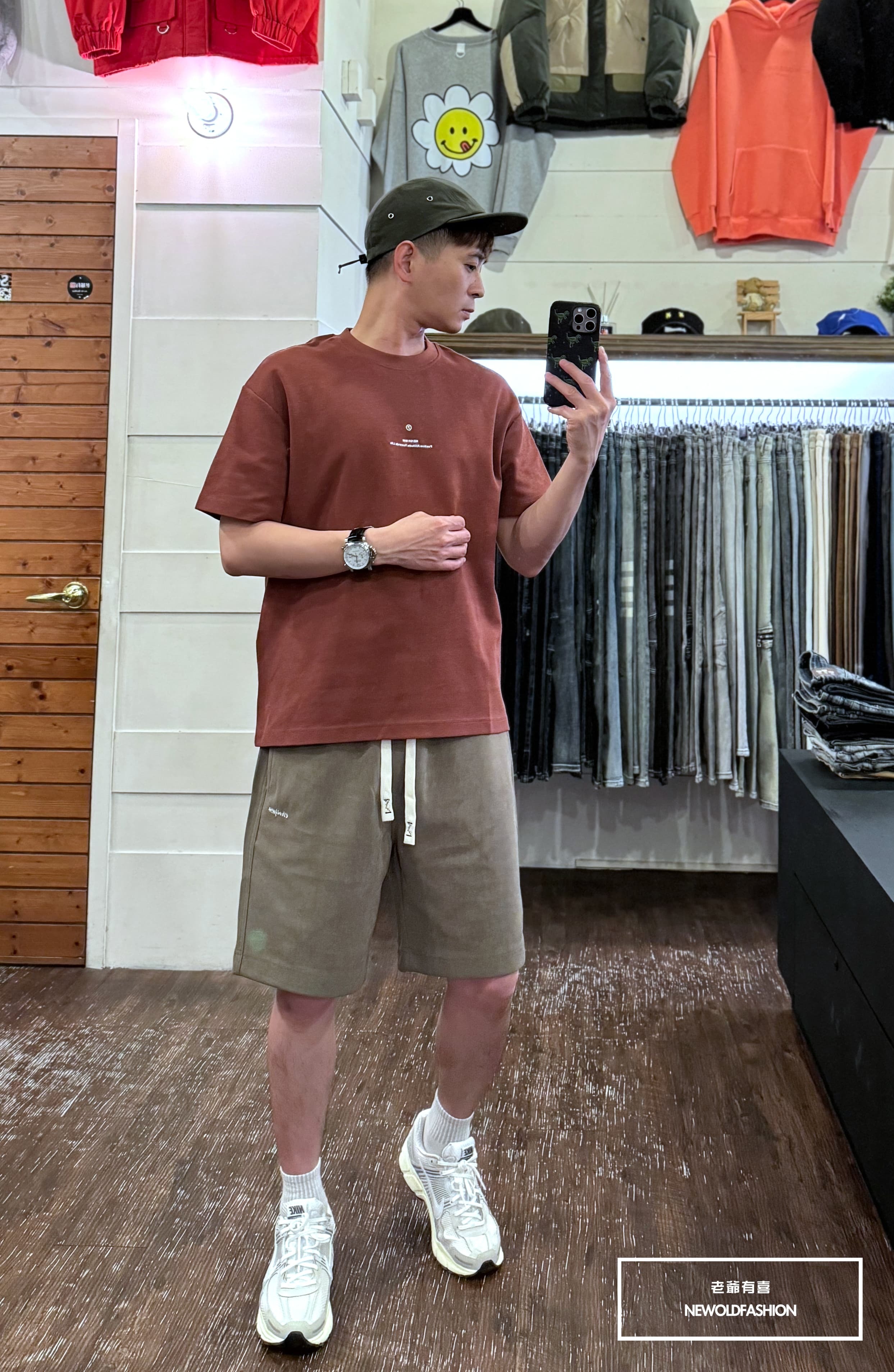 『新品上市』重磅7英字標語短T(NOF2404N8059)-紅