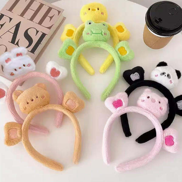 Cute Cartoon Plush Animal Headband