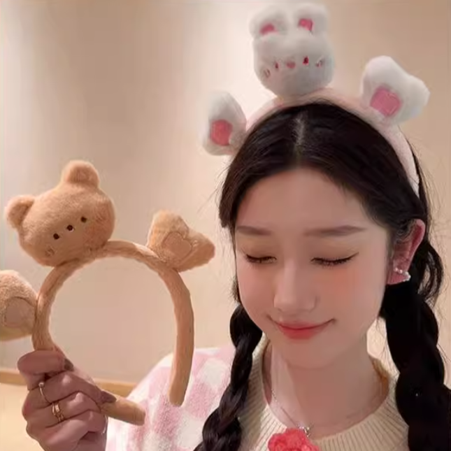Cute Cartoon Plush Animal Headband