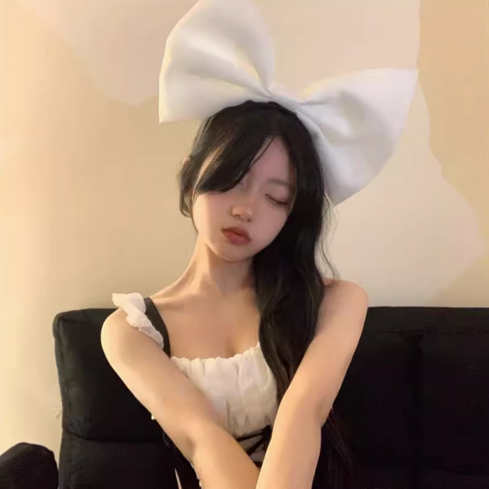 Oversized Cute Standing Ribbon Headband