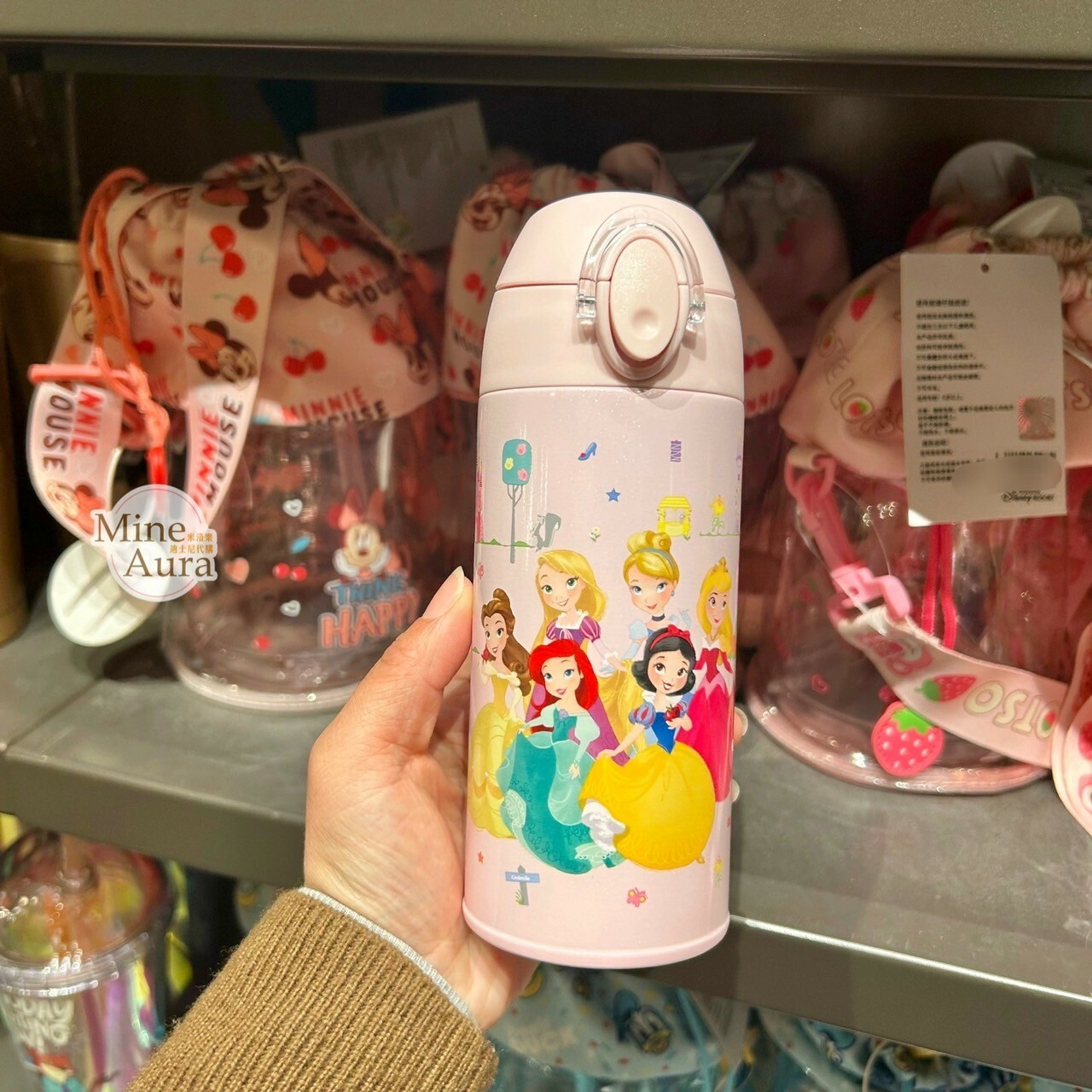公主系列 Princess Line 公主集合 圖案 保溫瓶 水壺 -上海迪士尼樂園