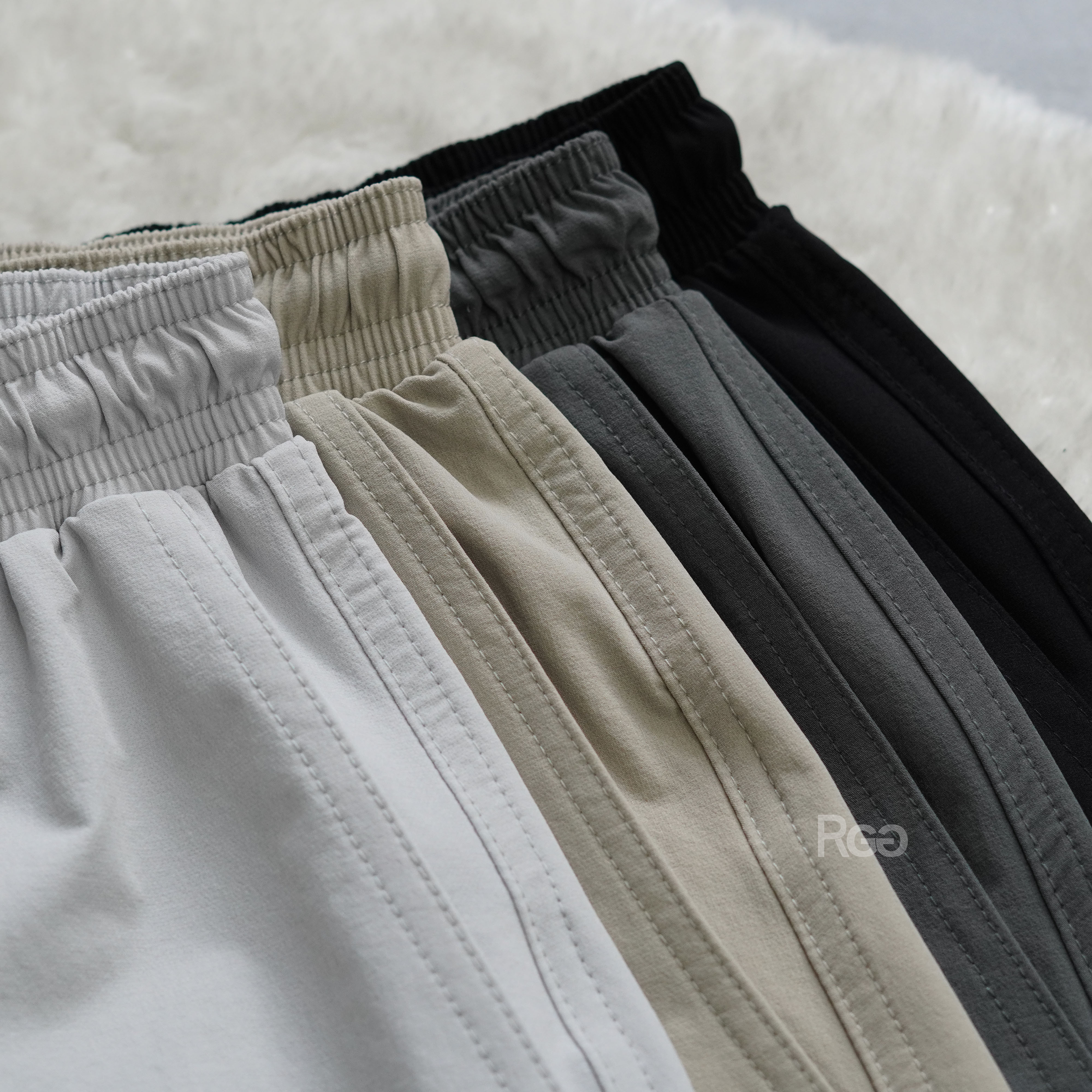 #95834 韓國涼感機能極簡短褲顏色特寫照