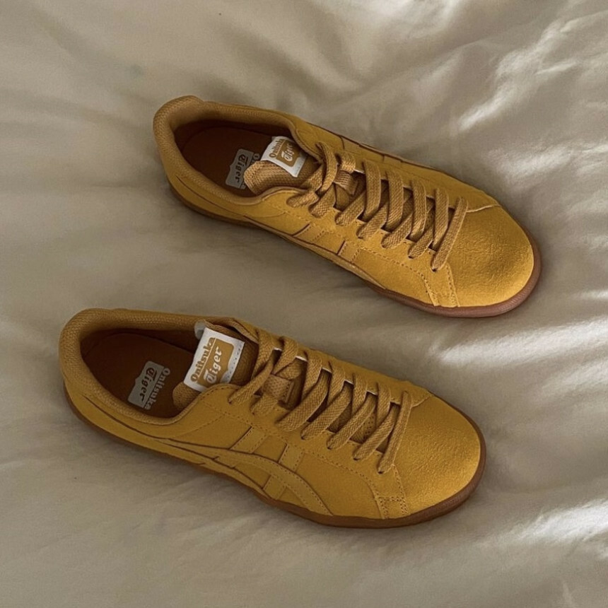 ONITSUKA TIGER DD TRAINER 鬼塚虎 芥黃 麂皮 焦糖底 / 預購