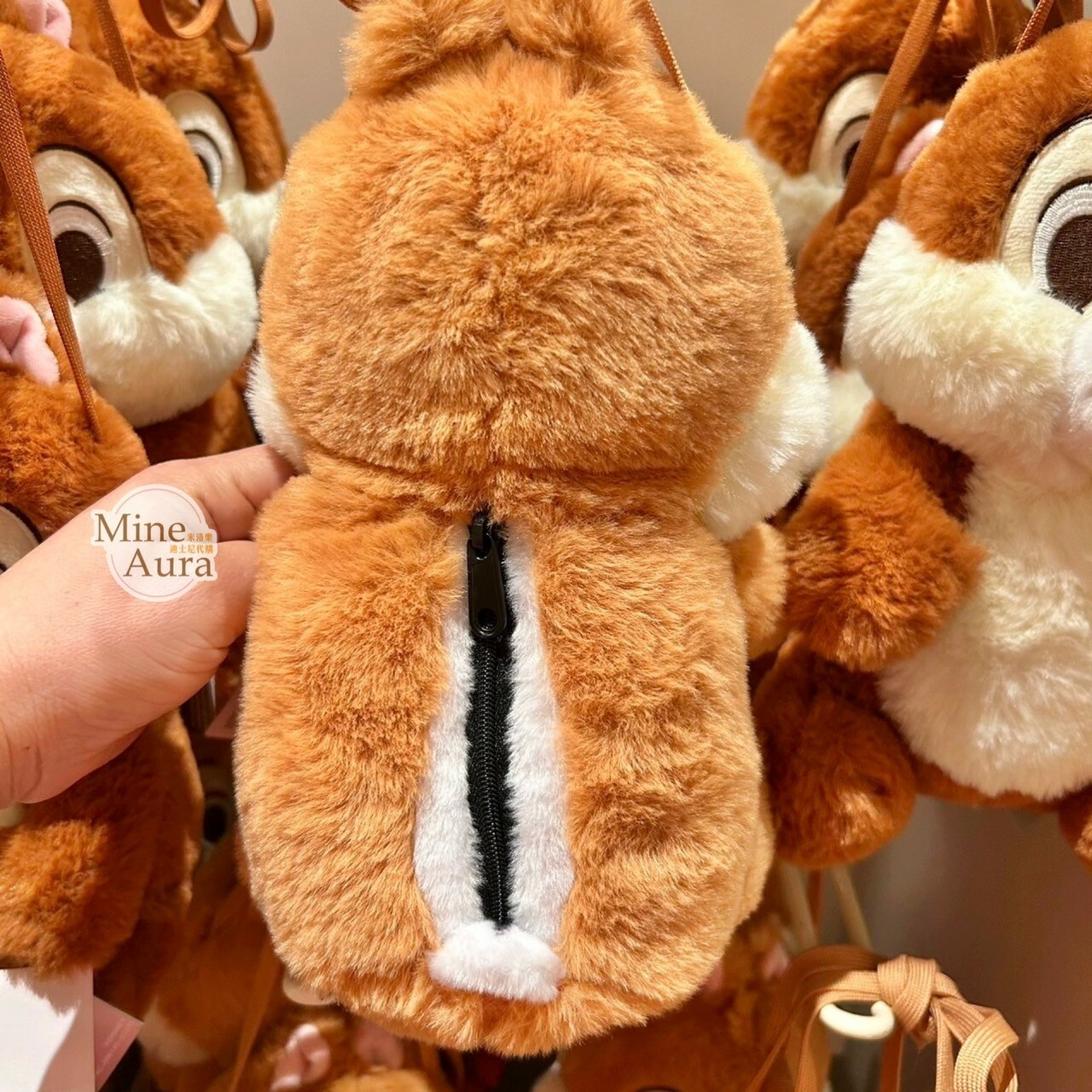 紅鼻 蒂蒂 Dale 絨毛 娃娃 造型 斜背 小包 奇奇蒂蒂 Chip 'n Dale -香港迪士尼樂園