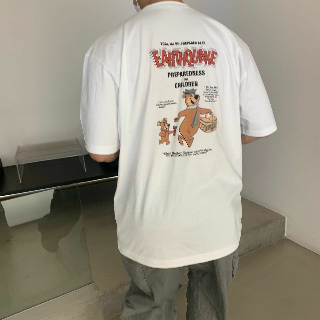 卡通圖案英文字短袖Tee OREO-069T