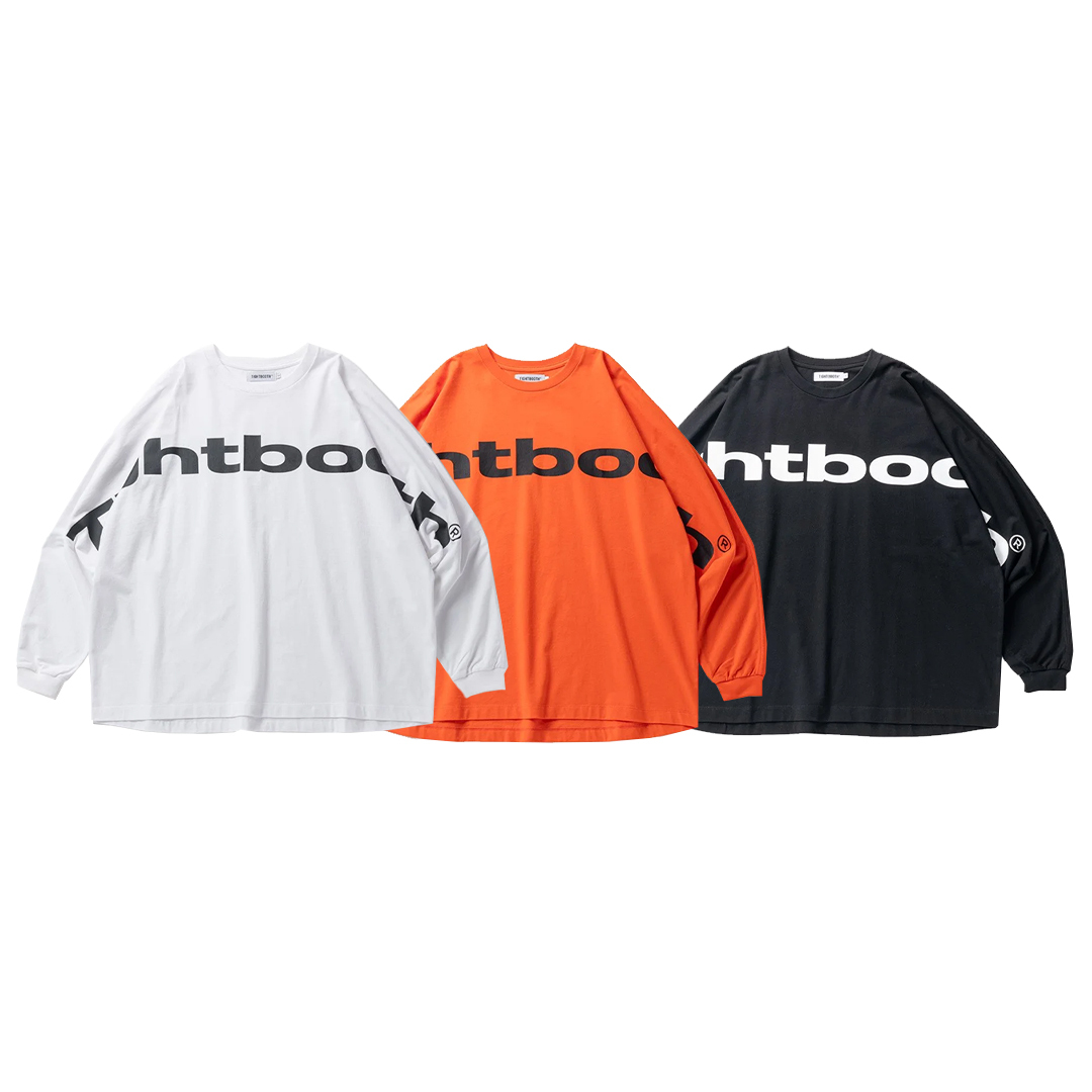 TIGHTBOOTH 24S/S BIG LOGO LS T-SHIRT