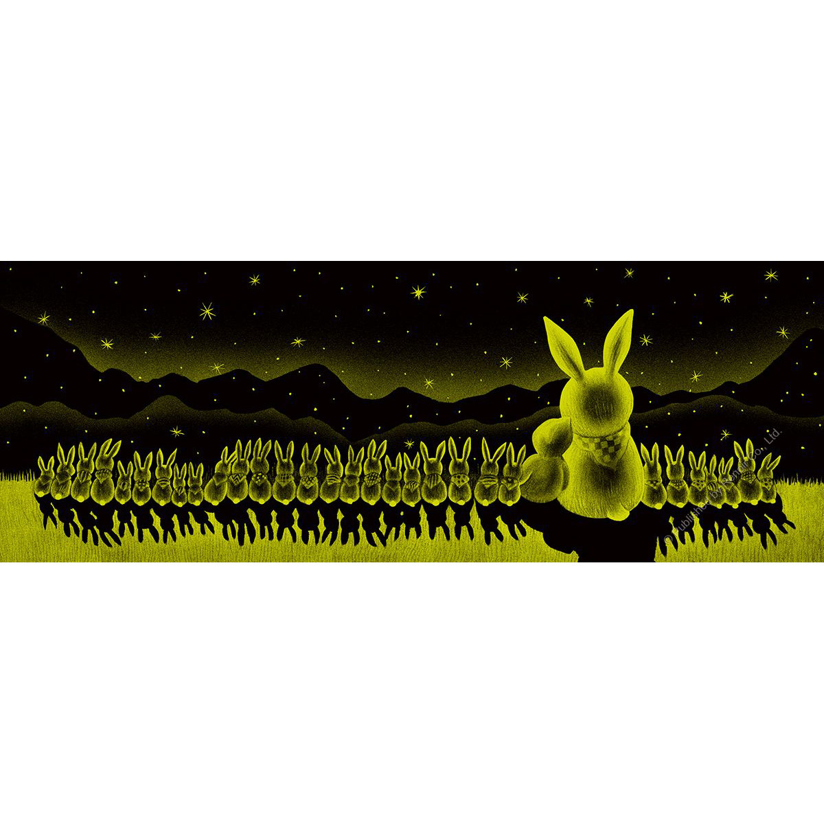 幾米-兔兔排排坐 (夜光)