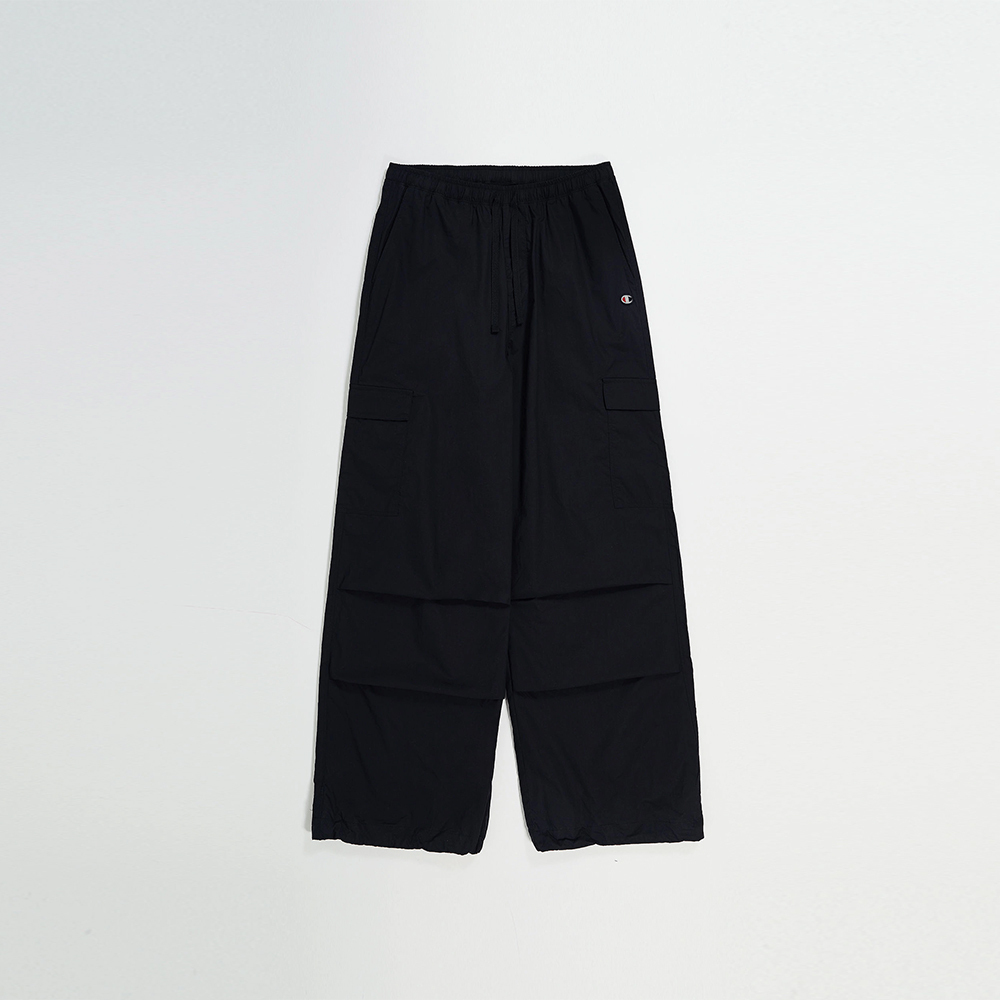 女款 -LEGACY 降落傘工裝抽繩長褲-黑色（ 117251-KK001）