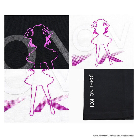 Pbandai 預訂2024/6月 【推しの子】×HTML ZERO3　 Love&Fake Tee（全2色）