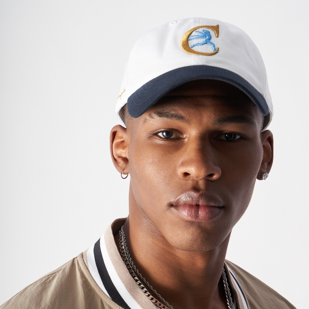 中性-ARCHIVE Logo 刺繡棒球老帽-白色（805958-WW001）