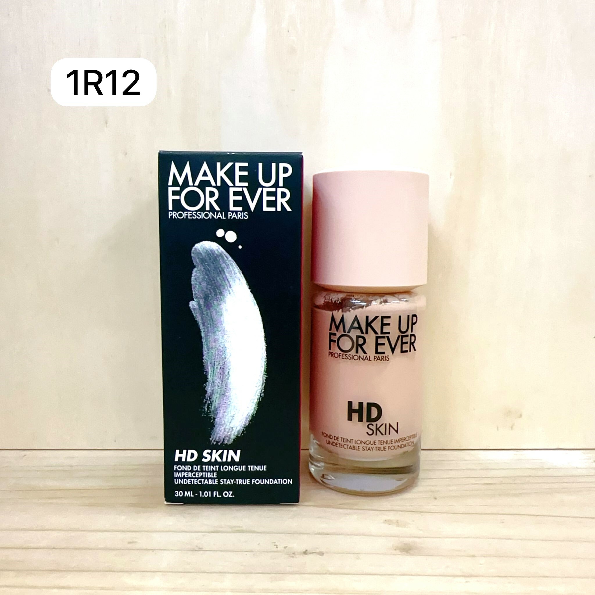 MAKE UP FOR EVER 高清隱形持妝粉底 30ml #1R12