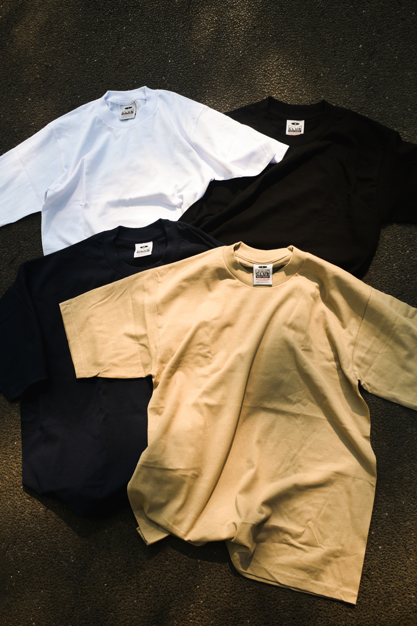 ☆ETW☆【EASY TO WEAR】 Pro Club Heavy weight TEE 美國 高磅 素面短T 素T 白 黑 灰 深藍 卡其